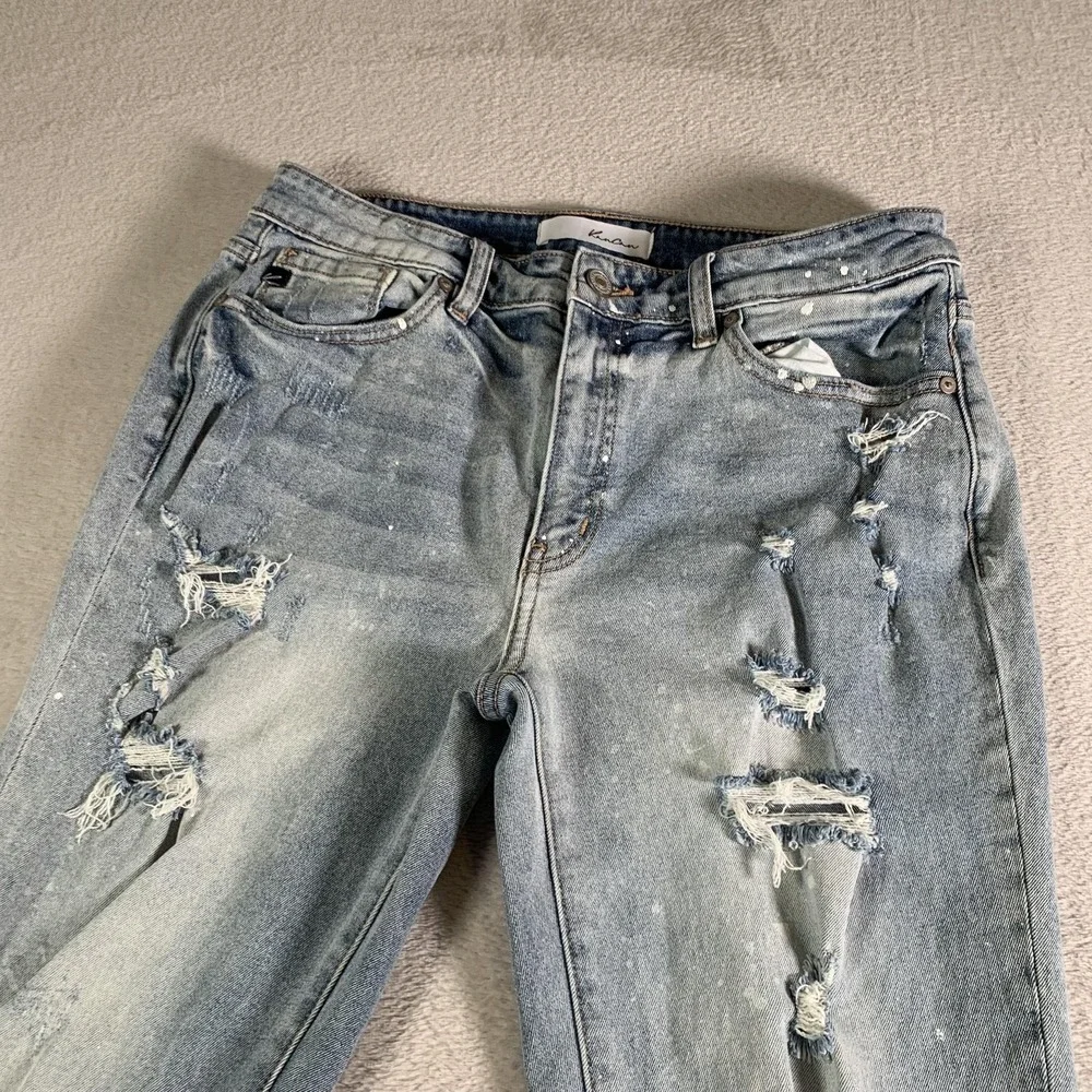 KanCan Jeans Juniors 9/28‎ Light Wash Distressed Mid Rise Skinny Stretch KC8368L